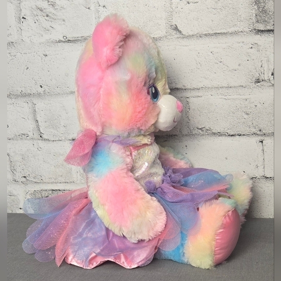 Build-A-Bear Rainbow Plush with Heartbeat Sound & Tutu Outfit 16" - Picture 4 of 12